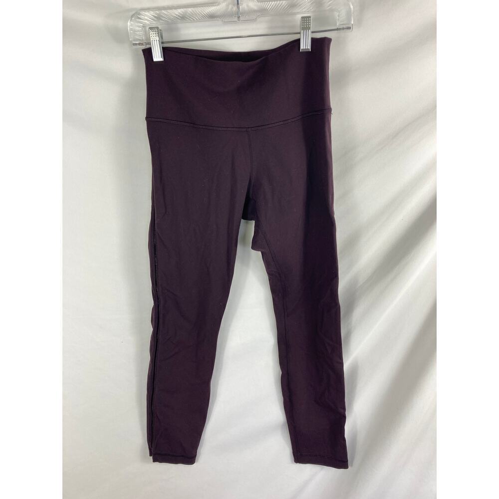 Lululemon Mesh Side Purple Leggings Size 6